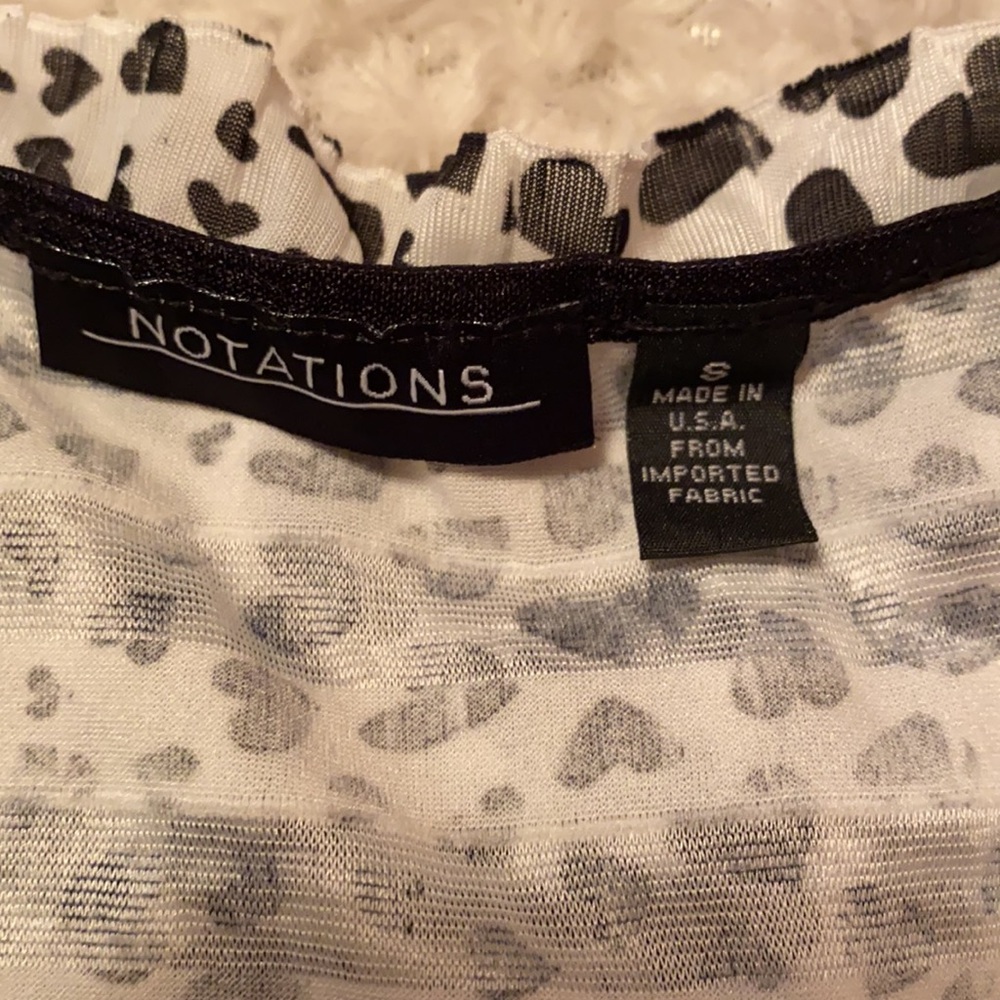Notations Ruffle Tank Size S - Picture 3 of 3